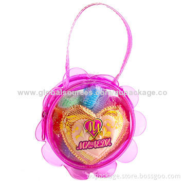 Fashionable PVC Handbag for Jewelry or Fashionable Hair Accessories Package